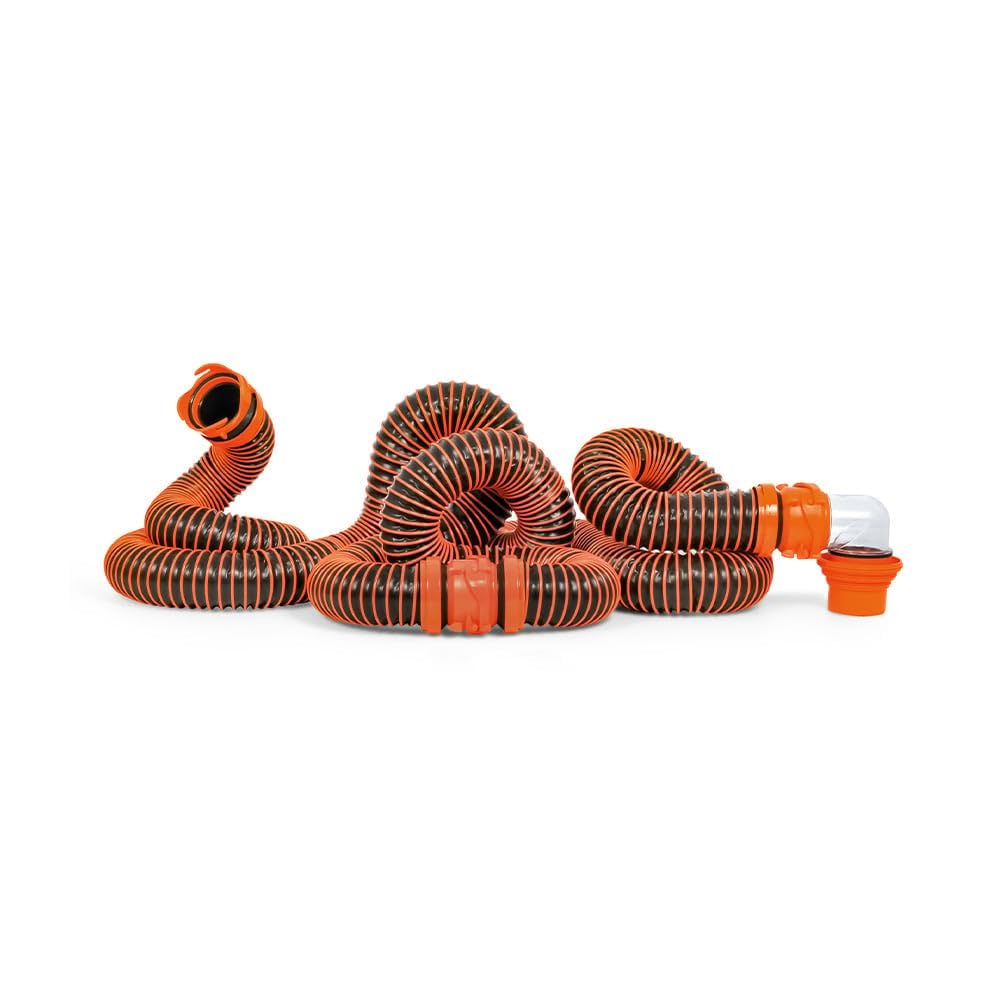 ころすけ Amazon.com: Camco RhinoEXTREME 15-Foot Camper/RV Sewer Hose Kit
